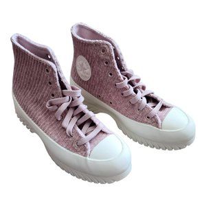 Converse All Star Lugged  Hi Corduroy Women's Platform Sneaker Size 8.5 Shoes
